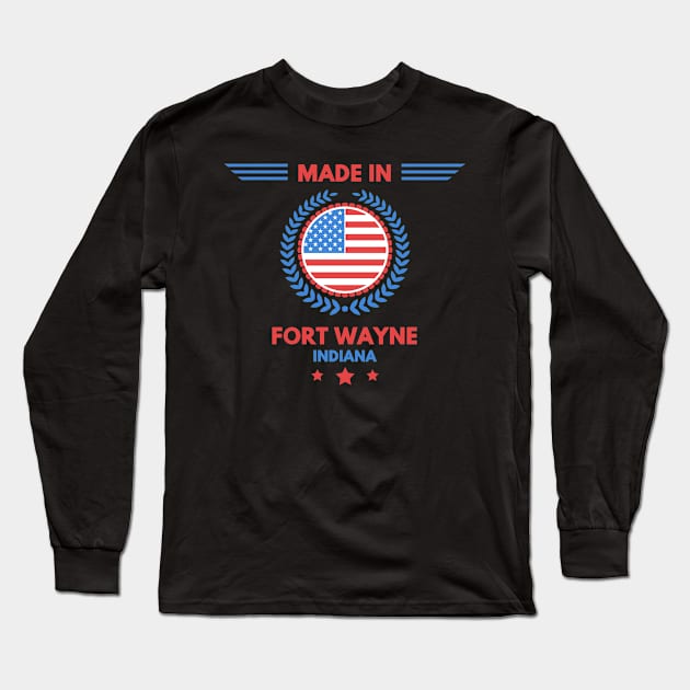 Made in Fort Wayne Long Sleeve T-Shirt by LiquidLine